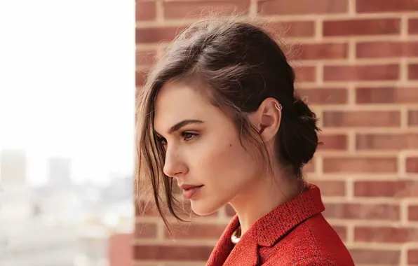 Picture look, girl, actress, Gal Gadot, Marie Claire
