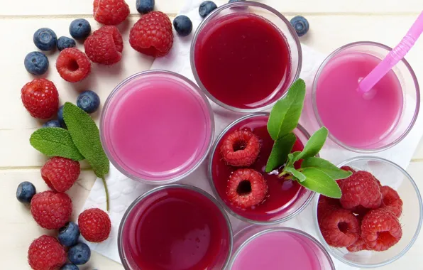 Berries, juice, drink, fresh