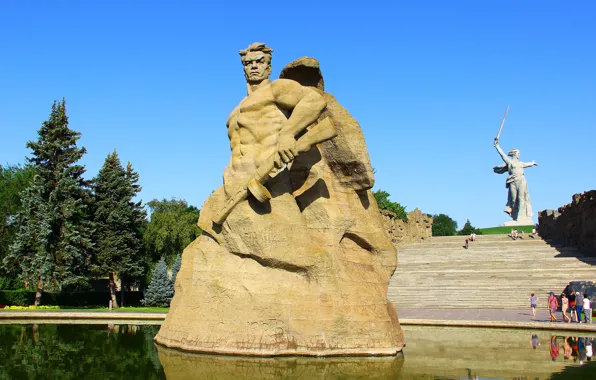 Picture Sculpture, Russia, Memory, Stalingrad, Volgograd, Volgograd, Mamayev Kurgan, Mamaev Kurgan