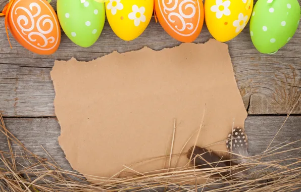 Eggs, spring, colorful, Easter, happy, wood, spring, Easter