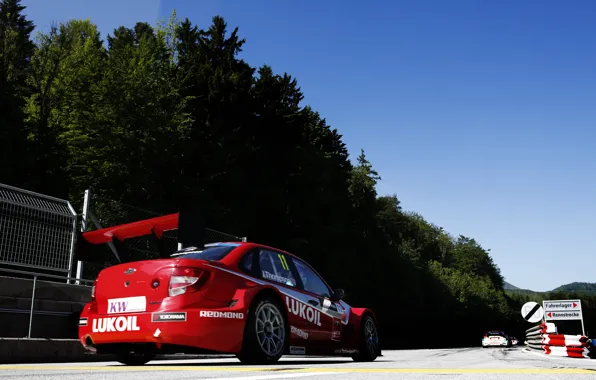 Austria, race, the car, Russia, car, Lada, LADA, Granta