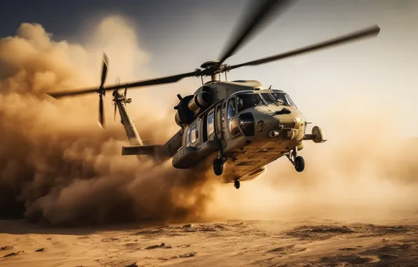 Flight, aviation, technique, helicopter, AI art, neural network