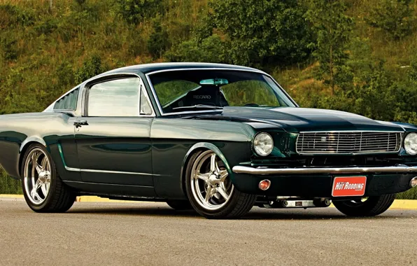 Picture mustang, hot, ford, fastback, rodding