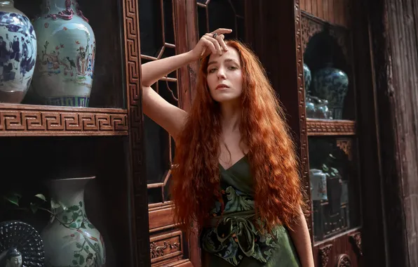 Red, curly, Fenghuang, Natalia Yankelevich