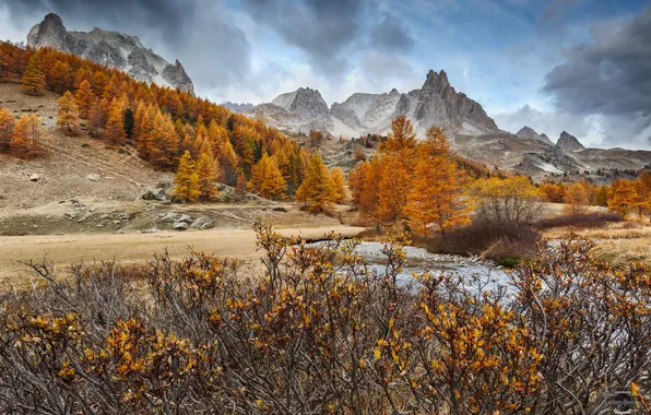 Landscape, mountains, nature