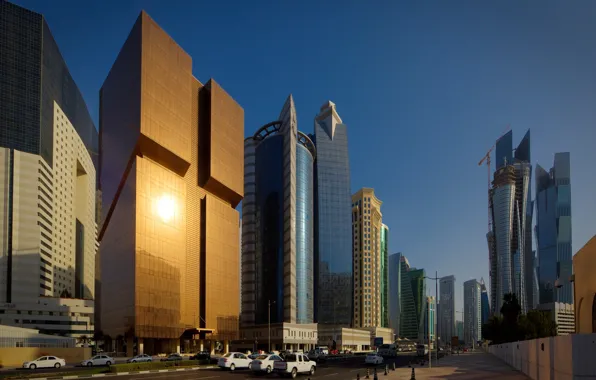 Picture city, wallpaper, building