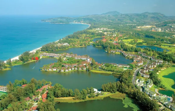 The city, the ocean, coast, Thailand, Phuket