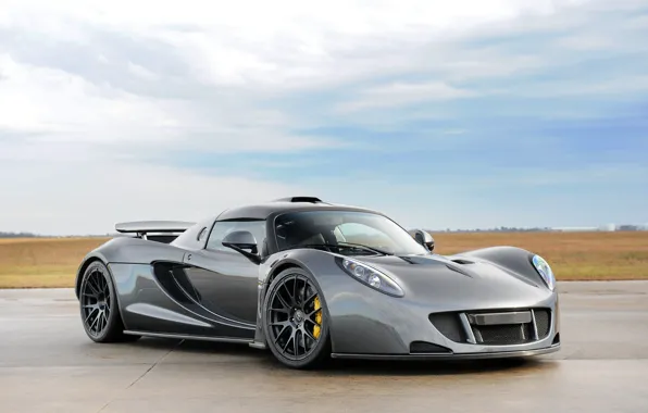 Picture car, sky, Hennessey, Venom, Hennessey Venom GT