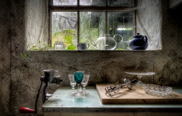 Picture table, room, window, maamulka