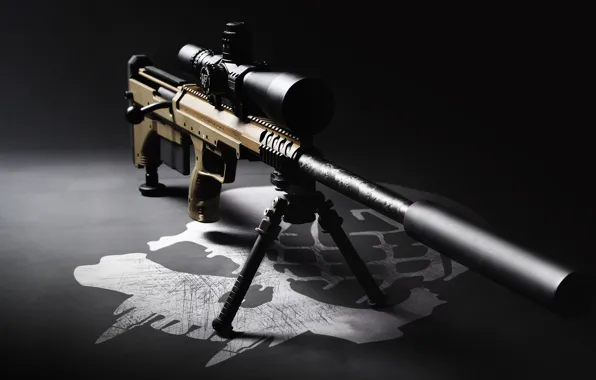 Sight, rifle, muffler, sniper