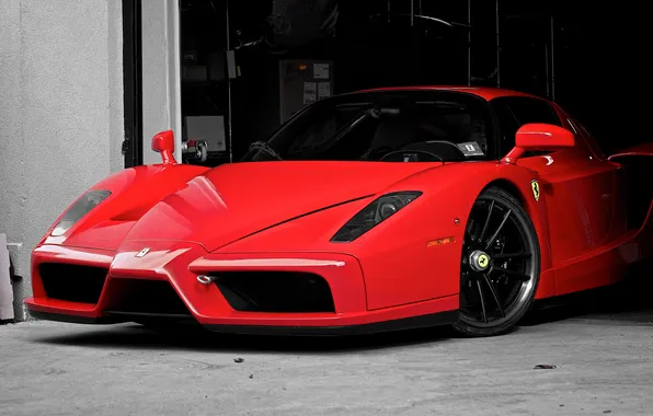 Picture red, Ferrari, red, Ferrari, Enzo, the front part, Enzo