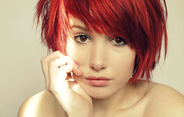 Picture Beautiful, Eyes, Hayley Williams, Paramore, Brown, Redhead, Lips, Hayley