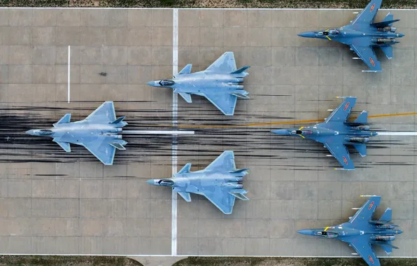 Picture Fighter, WFP, J-20, Chengdu J-20, AIR FORCE CHINA, Shenyang J-16