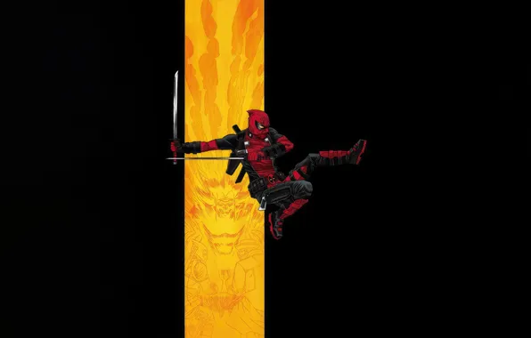 Black, comics, Deadpool, marvel, super hero, deadpool, Mosaic Madness