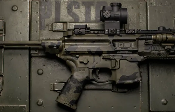 Weapons, machine, camouflage