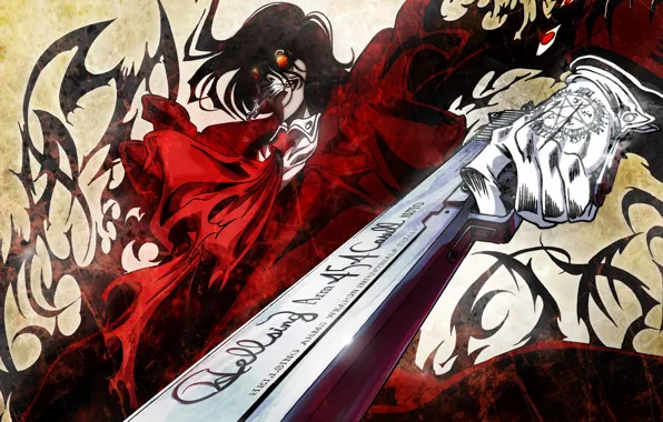 Wallpaper gun, vampire, Hellsing, characters for mobile and desktop,  section сёнэн, resolution 1920x1492 - download