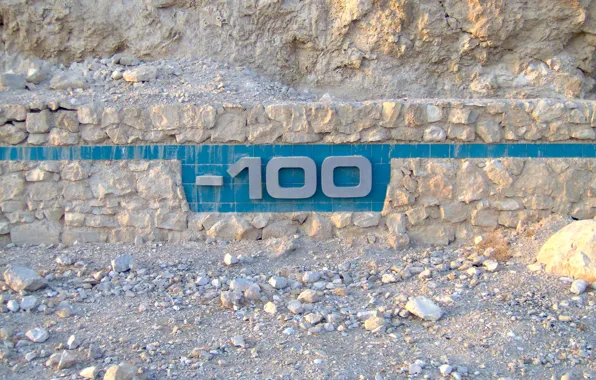 Picture Israel, the bottom of the planet, The dead sea