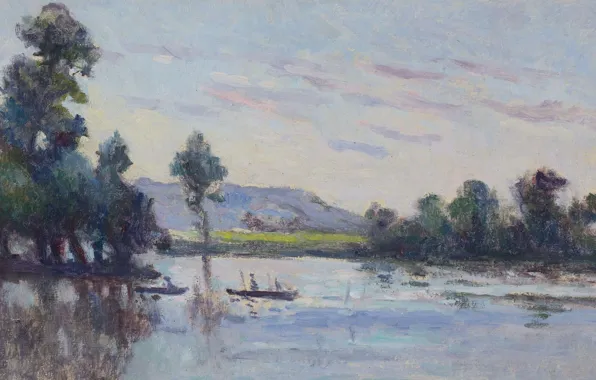 Picture, River Landscape, Maximilien Luce, Maximilien Luce