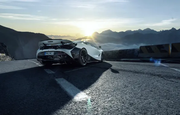 Sunset, dawn, McLaren, supercar, 2018, Novitec, 720S