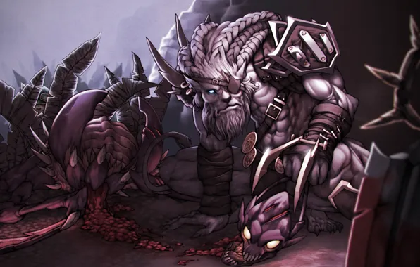 Picture hunting, League of Legends, Rengar, Pridestalker, Cho'Gath, Terror of the Void