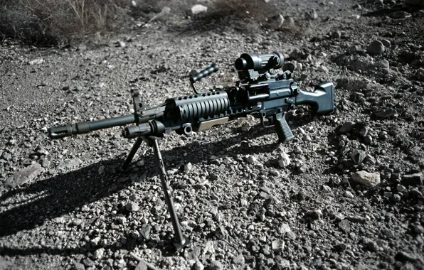 Picture FN Herstal, machine gun, Mark 48, 62×51 mm