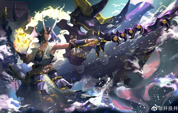 Fantasy, onmyouji, Onmyouji, Onmyouji (NetEase), Ootakemaru