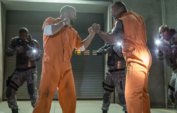 Cinema, gun, soldier, weapon, movie, Jason Statham, Dwayne Johnson, film