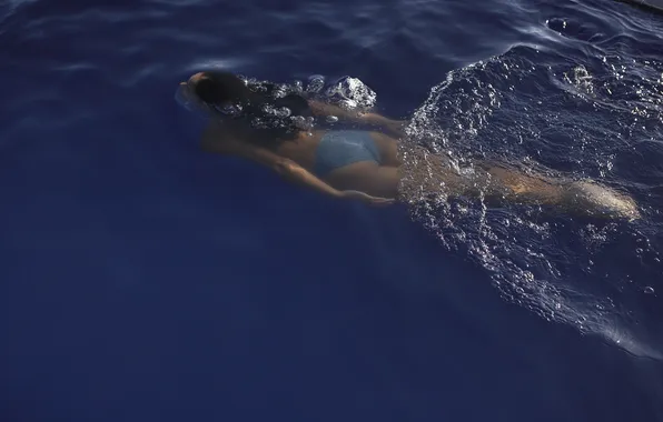 Water, girl, swimming