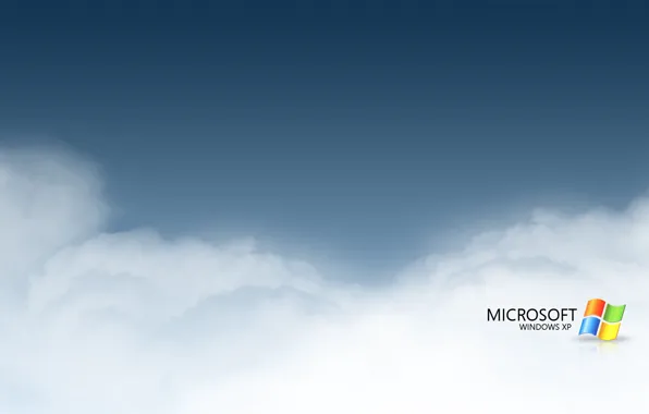 Clouds, windows, microsoft, computers