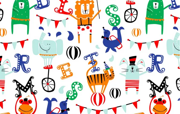 Background, color, circus