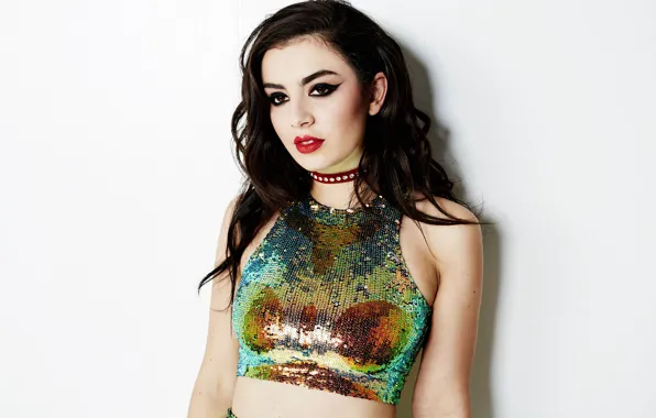 Background, skirt, portrait, makeup, brunette, hairstyle, outfit, singer
