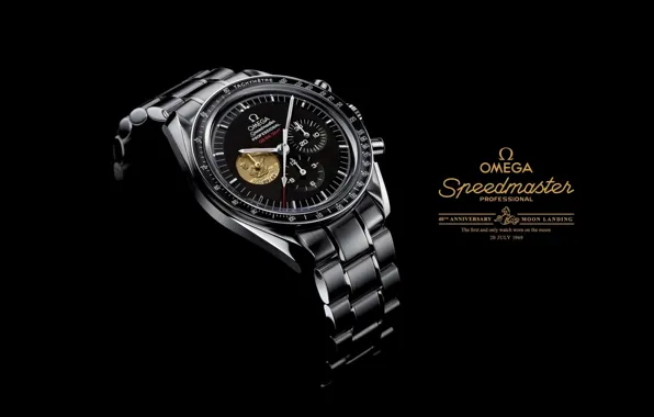Picture watch, 1969, OMEGA, speedmaster Professional, moon landing watch