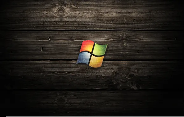 Picture windows, microsoft, wood, logos