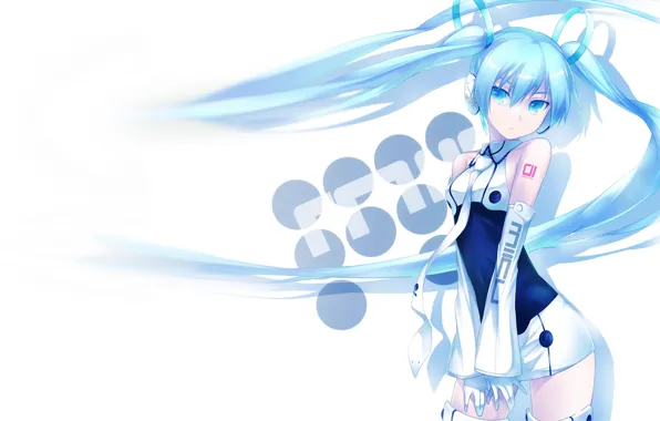 Picture headphones, Vocaloid, Hatsune miku, vokaloid, Hatsune Miku