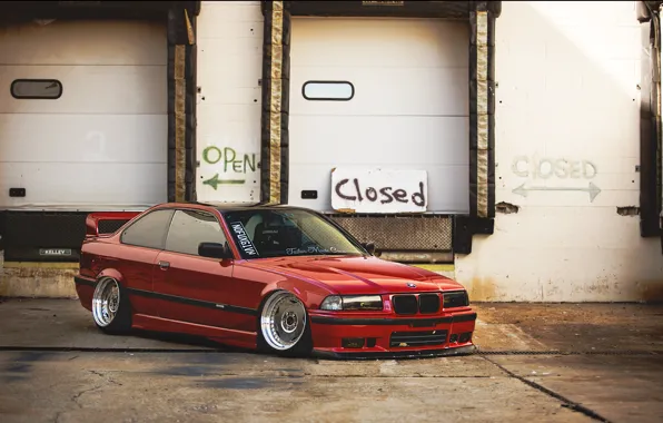 Wallpaper tuning, BMW, BMW, red, red, tuning, E36 for mobile and desktop, section  bmw, resolution 2048x1365 - download