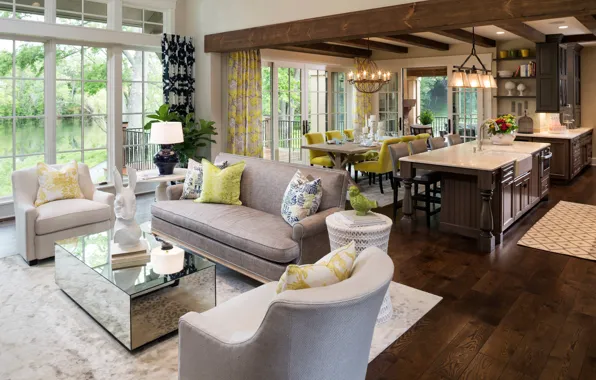 Picture house, interior, living space, design. french style