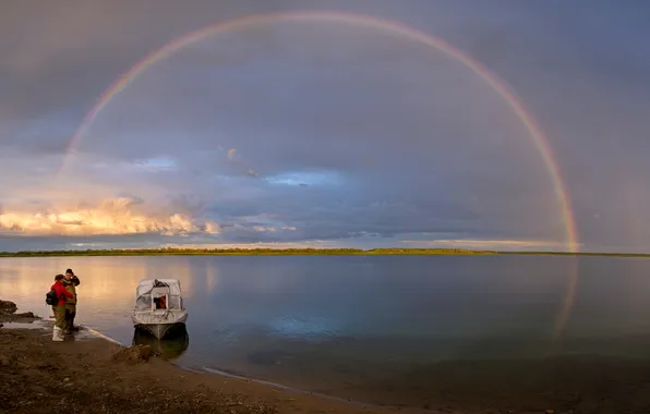 Picture rainbow, Russian North, Pechora, Nadezhda Demkina