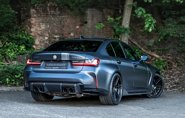 BMW, Blue, BMW M3, Rear, Manhart, Manhart MH3 GTR