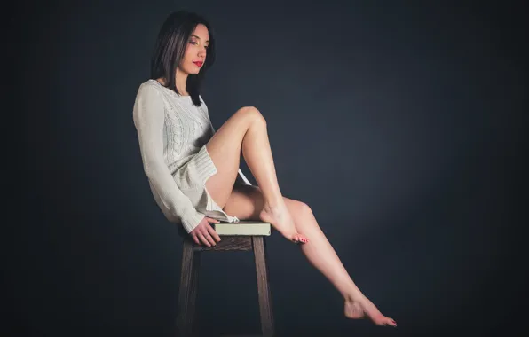 Picture girl, pose, Célia