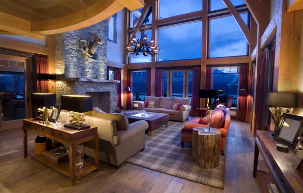 Picture design, style, sofa, furniture, window, lamp, design, living room