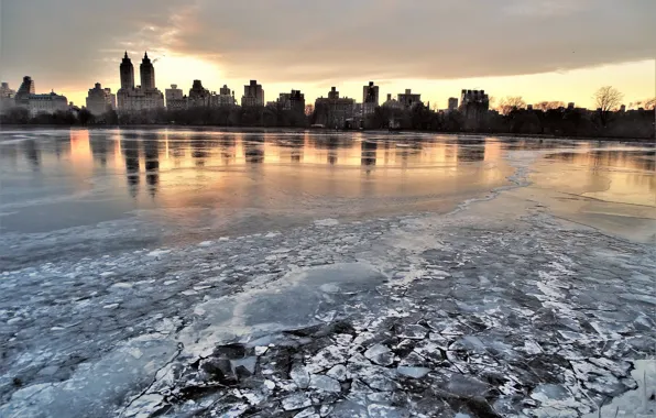 NYC, Central Park, Reservoir