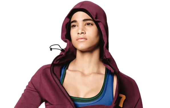 Look, girl, actress, hood, Sofia Boutella, Sofia Boutella