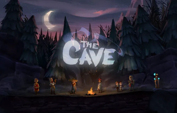 Picture cave, the cave, characters