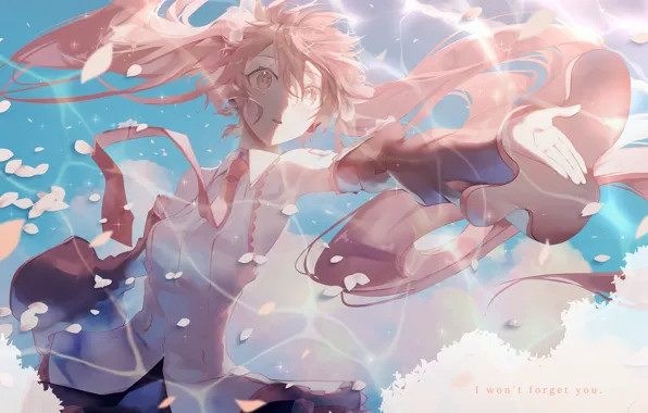 Hatsune miku, Vocaloid, sakura, mike