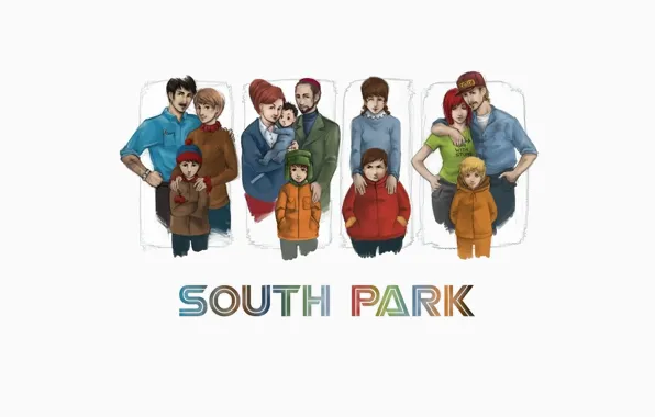 Kenny, South Park, South Park, Cartman, Cahill, South Park, multserial, Stan