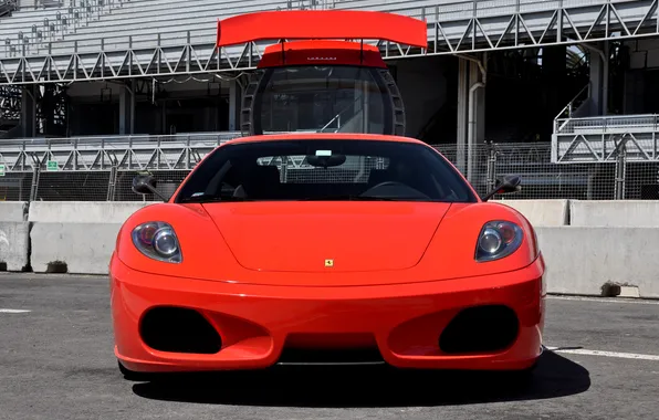 Picture red, looks, Ferrari 430
