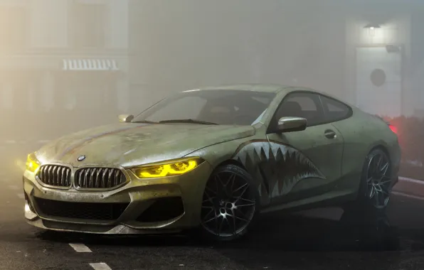 Rendering, BMW, 8-Series, BMW M8, M850i, by Alexander Lukyanenko