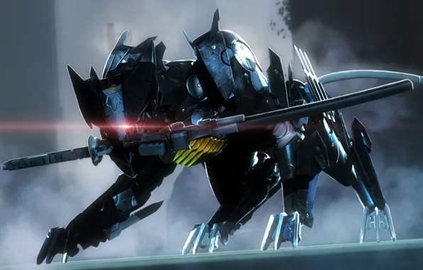 Picture sword, DLC, Blade Wolf, LQ-84i, Maverick, Metal Gear Rising:Revengeance, Armor Breaker
