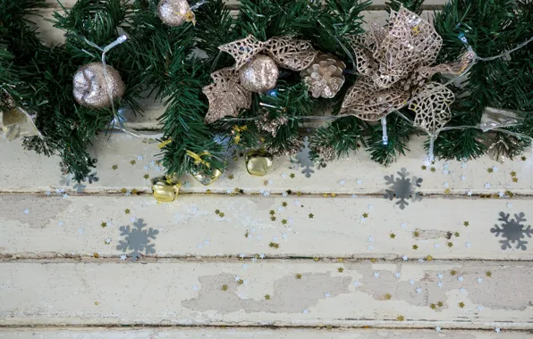 New Year, Christmas, bumps, wood, merry christmas, decoration, xmas, fir tree