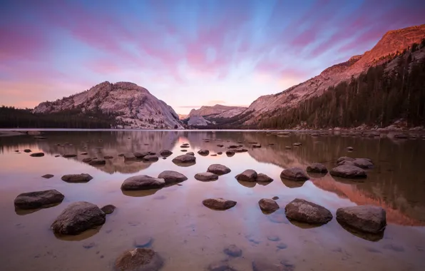Picture water, mountains, apple, mac, Yosemite